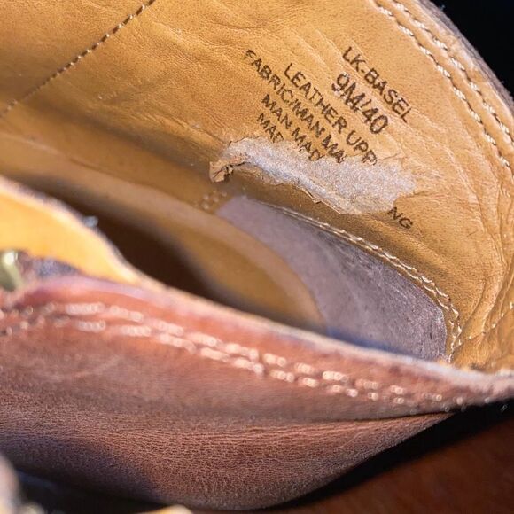 Lucky Brand Women's Basel Ankle Bootie Size 9 US Brown/Toffee Leather Zip - Picture 10 of 11